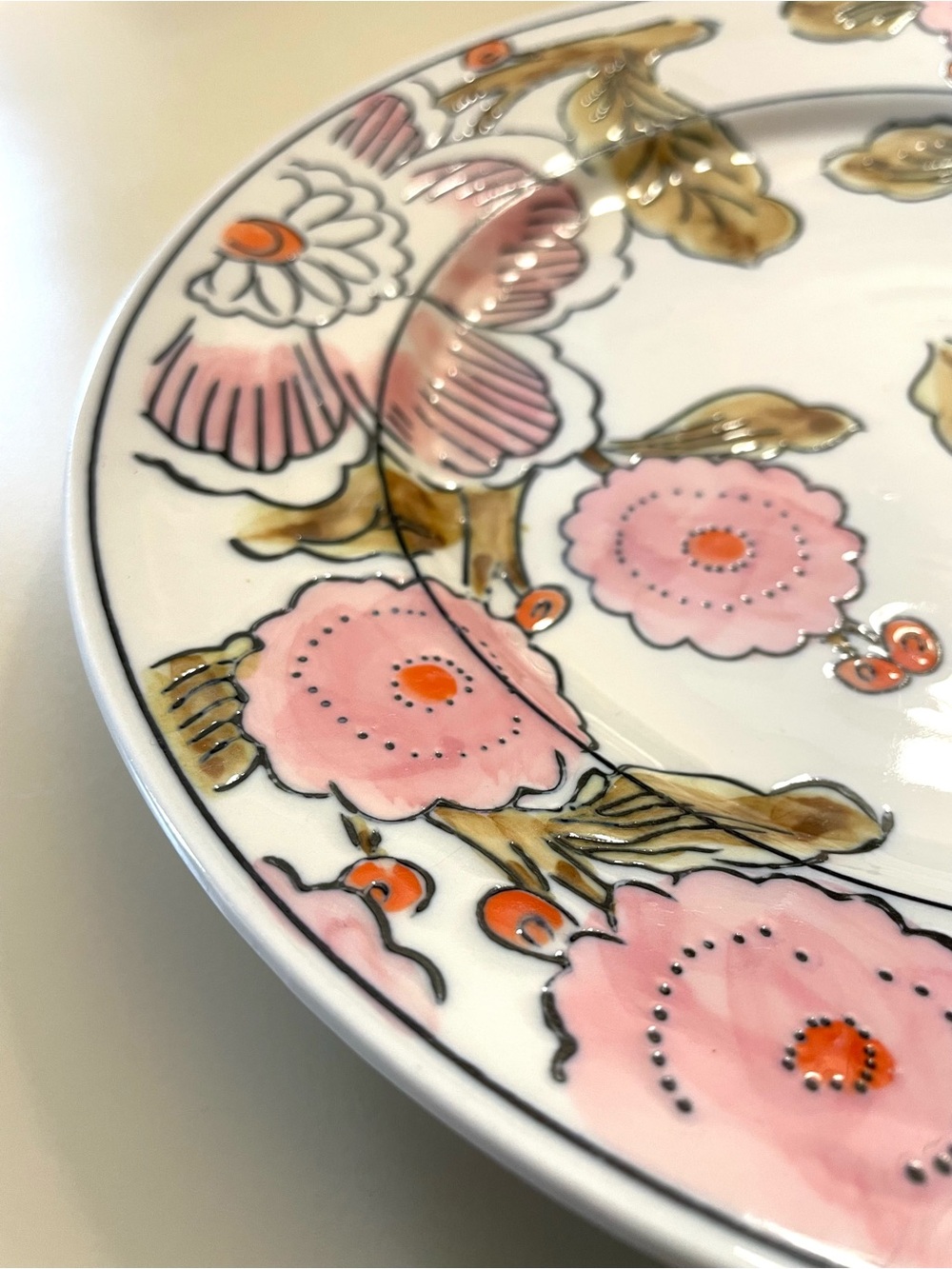 ANTHROPOLOGIE Molly Hatch Floral Dinner Plate 11” - Picture 3 of 5